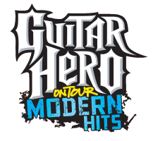 Guitar Hero On Tour title screen for Nintendo DS